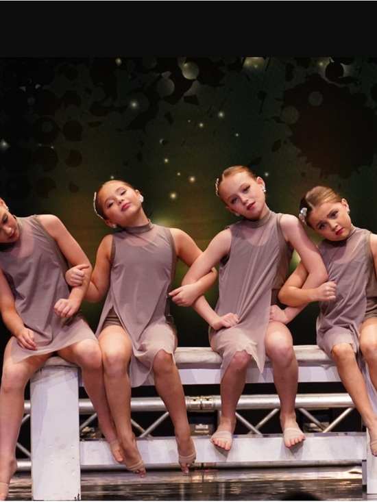 Revolution Other - Taupe Contemporary Lyrical Dance Costume – Mesh Overlay Leotard